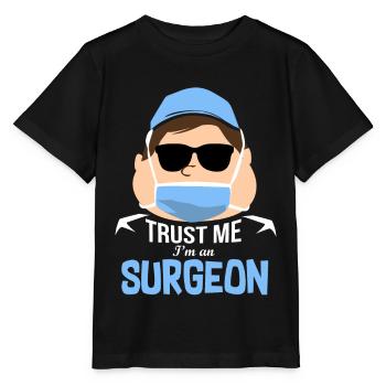 Chirurg Ärztin - Stanley/Stella Kinder T-Shirt MINI CREATOR  - Schwarz - Vorne - Mikhail (115cm)