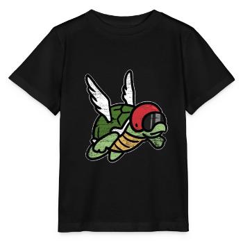 turtle - Stanley/Stella MINI CREATOR Kids’ T-Shirt - black - Front - Mikhail (115cm)