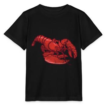 Hummer Meeresfrüchte - Stanley/Stella Kinder T-Shirt MINI CREATOR  - Schwarz - Vorne - Mikhail (115cm)