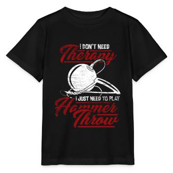 lancer du marteau - T-shirt bio MINI CREATOR Stanley/Stella Enfant - noir - Devant - Mikhail (115cm)