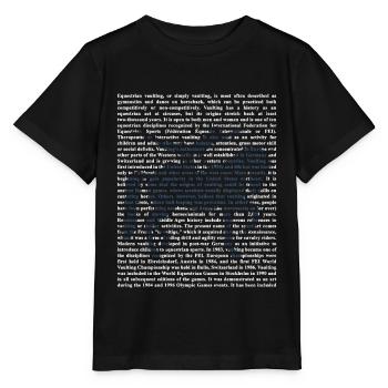 voûte - T-shirt bio MINI CREATOR Stanley/Stella Enfant - noir - Devant - Mikhail (115cm)