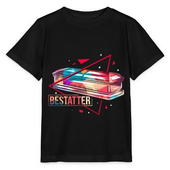 Bestatter - Stanley/Stella Kinder T-Shirt MINI CREATOR  - Schwarz - Vorne - Mikhail (115cm)