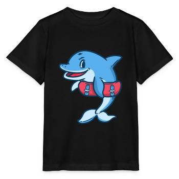 Delfin - T-shirt bio MINI CREATOR Stanley/Stella Enfant - noir - Devant - Mikhail (115cm)