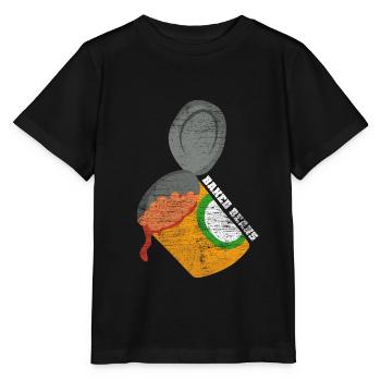 Gebackene Bohne Geschenk - Stanley/Stella Kinder T-Shirt MINI CREATOR  - Schwarz - Vorne - Mikhail (115cm)