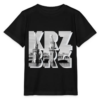 Kreuzberg - Stanley/Stella Kinder T-Shirt MINI CREATOR  - Schwarz - Vorne - Mikhail (115cm)