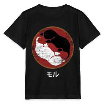 mole - Stanley/Stella MINI CREATOR Kids’ T-Shirt - black - Front - Mikhail (115cm)