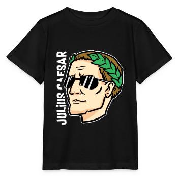 Jules César - T-shirt bio MINI CREATOR Stanley/Stella Enfant - noir - Devant - Mikhail (115cm)