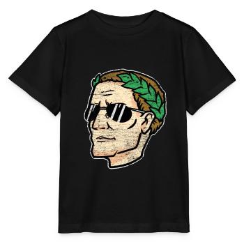 Julius Ceasar Geschenk - Stanley/Stella Kinder T-Shirt MINI CREATOR  - Schwarz - Vorne - Mikhail (115cm)