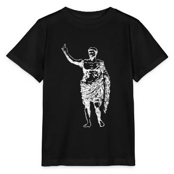 Julius Ceasar Geschenk - Stanley/Stella Kinder T-Shirt MINI CREATOR  - Schwarz - Vorne - Mikhail (115cm)