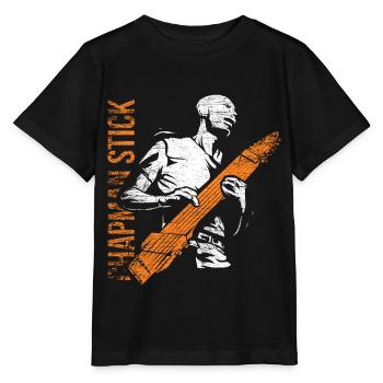 Chapman Stick Cadeau - T-shirt bio MINI CREATOR Stanley/Stella Enfant - noir - Devant - Mikhail (115cm)