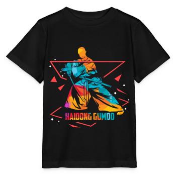 Haidong Gumdo - T-shirt bio MINI CREATOR Stanley/Stella Enfant - noir - Devant - Mikhail (115cm)