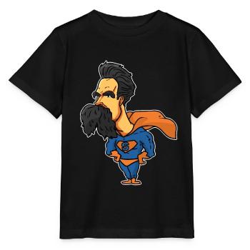 Friedrich Nietzsche - T-shirt bio MINI CREATOR Stanley/Stella Enfant - noir - Devant - Mikhail (115cm)