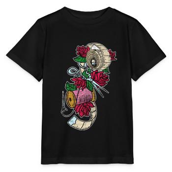Nähen - Stanley/Stella Kinder T-Shirt MINI CREATOR  - Schwarz - Vorne - Mikhail (115cm)