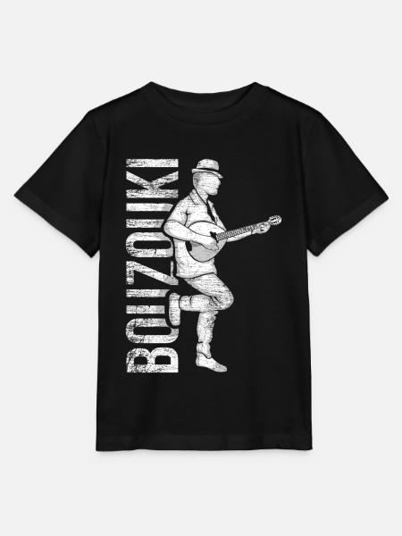 Bouzouki Geschenk - Stanley/Stella Kinder T-Shirt MINI CREATOR - Schwarz
