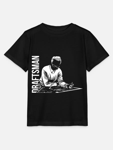 dessinateur - T-shirt bio MINI CREATOR Stanley/Stella Enfant - noir