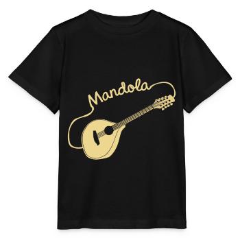 Mandola Geschenk - Stanley/Stella Kinder T-Shirt MINI CREATOR  - Schwarz - Vorne - Mikhail (115cm)