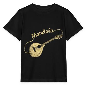 Mandola Geschenk - Stanley/Stella Kinder T-Shirt MINI CREATOR  - Schwarz - Vorne - Mikhail (115cm)