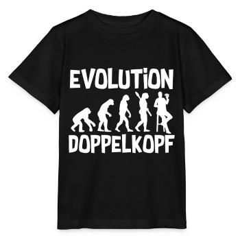 Doppelkopf Entwicklung - Stanley/Stella Kinder T-Shirt MINI CREATOR  - Schwarz - Vorne - Mikhail (115cm)