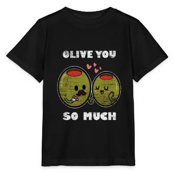 Olives gift - Stanley/Stella MINI CREATOR Kids’ T-Shirt - black - Front - Mikhail (115cm)