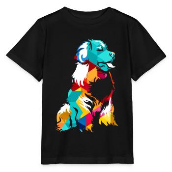 Bovin bernois - T-shirt bio MINI CREATOR Stanley/Stella Enfant - noir - Devant - Mikhail (115cm)