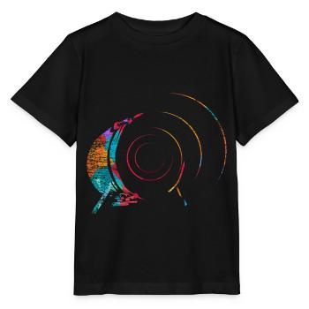 Cadeau Drum n Bass - T-shirt bio MINI CREATOR Stanley/Stella Enfant - noir - Devant - Mikhail (115cm)