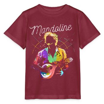 Mandoline Cadeau - Stanley/Stella Kinder-T-shirt MINI CREATOR  - bourgognerood - Voor - Kain (125cm)