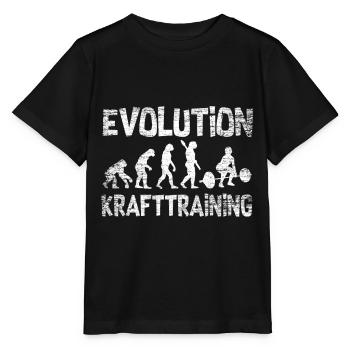 Krafttraining Entwicklung - Stanley/Stella Kinder T-Shirt MINI CREATOR  - Schwarz - Vorne - Mikhail (115cm)