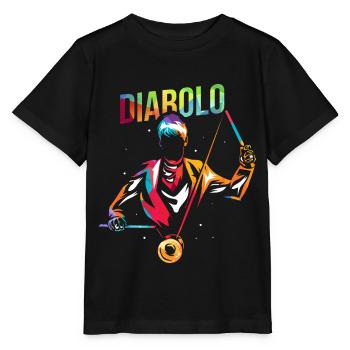 Diablo Yoyo - T-shirt bio MINI CREATOR Stanley/Stella Enfant - noir - Devant - Mikhail (115cm)