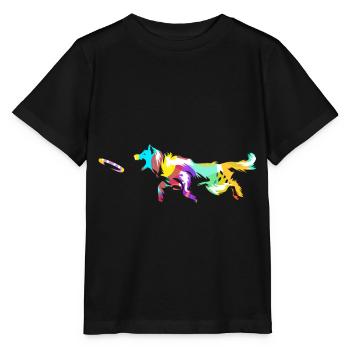 Discdogging - Stanley/Stella Kinder T-Shirt MINI CREATOR  - Schwarz - Vorne - Mikhail (115cm)