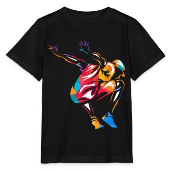 Parkour - Stanley/Stella Kinder T-Shirt MINI CREATOR  - Schwarz - Vorne - Mikhail (115cm)