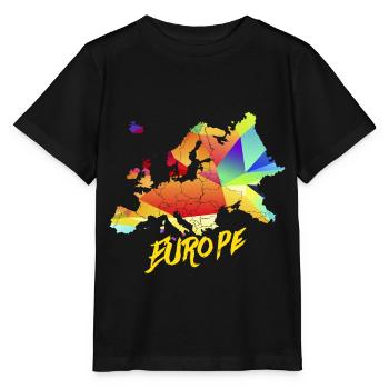Continent européen - T-shirt bio MINI CREATOR Stanley/Stella Enfant - noir - Devant - Mikhail (115cm)