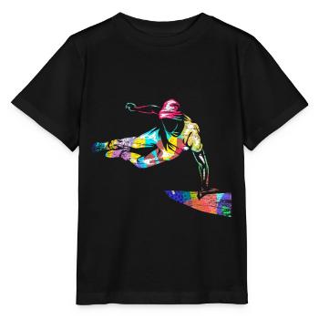 Parkour - Stanley/Stella Kinder T-Shirt MINI CREATOR  - Schwarz - Vorne - Mikhail (115cm)