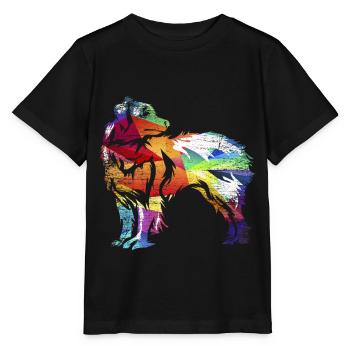 Australian Shepherd - T-shirt bio MINI CREATOR Stanley/Stella Enfant - noir - Devant - Mikhail (115cm)
