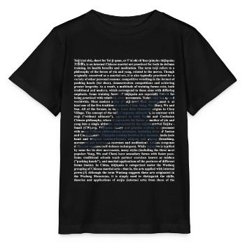 Tai Chi - Stanley/Stella Kinder T-Shirt MINI CREATOR  - Schwarz - Vorne - Mikhail (115cm)