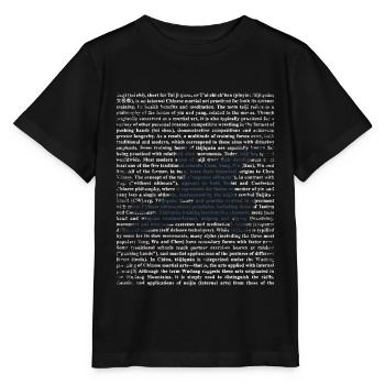 Tai Chi Geschenk - Stanley/Stella Kinder T-Shirt MINI CREATOR  - Schwarz - Vorne - Mikhail (115cm)