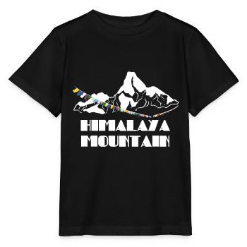 Himalaya Geschenk - Stanley/Stella Kinder T-Shirt MINI CREATOR  - Schwarz - Vorne - Mikhail (115cm)