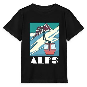 Alps - Stanley/Stella MINI CREATOR Kids’ T-Shirt - black - Front - Mikhail (115cm)