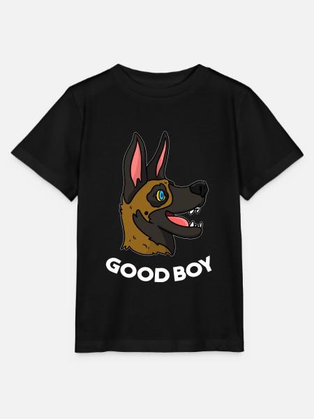 Chien malinois - T-shirt bio MINI CREATOR Stanley/Stella Enfant - noir