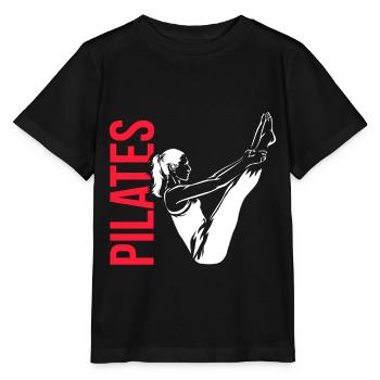 Pilates-Übung - Stanley/Stella Kinder T-Shirt MINI CREATOR  - Schwarz - Vorne - Mikhail (115cm)