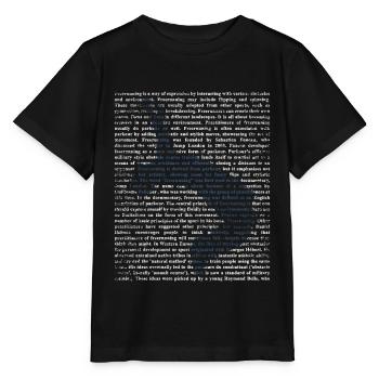 Cadeau de parkour freerunning - T-shirt bio MINI CREATOR Stanley/Stella Enfant - noir - Devant - Mikhail (115cm)