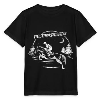 Cadeau de concours complet - T-shirt bio MINI CREATOR Stanley/Stella Enfant - noir - Devant - Mikhail (115cm)