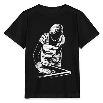 Haushälter Geschenk - Stanley/Stella Kinder T-Shirt MINI CREATOR  - Schwarz - Vorne - Mikhail (115cm)