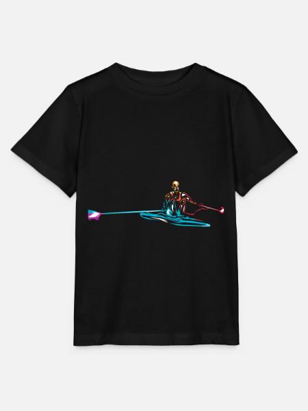Aviron - T-shirt bio MINI CREATOR Stanley/Stella Enfant - noir