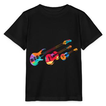 Minimal Musik - Stanley/Stella Kinder T-Shirt MINI CREATOR  - Schwarz - Vorne - Mikhail (115cm)