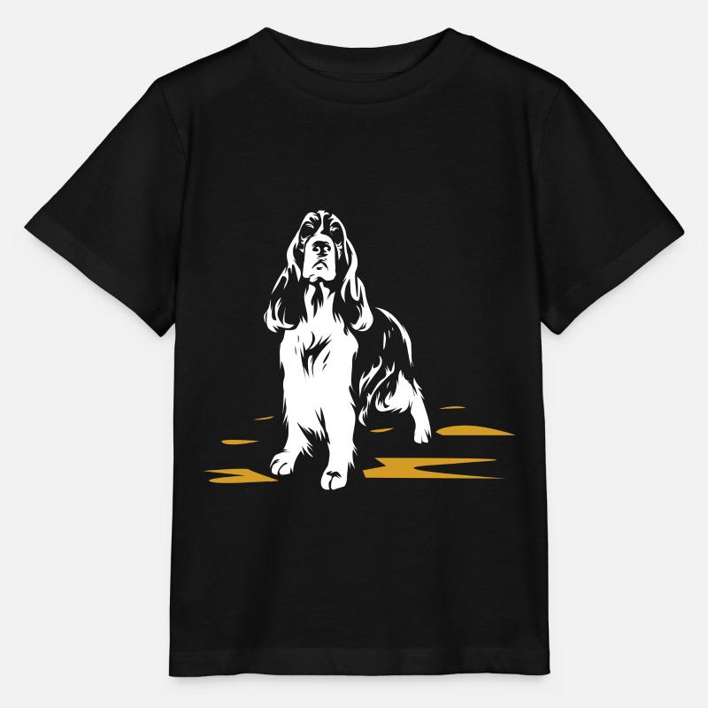 Anglais Springer Spaniel - T-shirt bio MINI CREATOR Stanley/Stella Enfant - noir