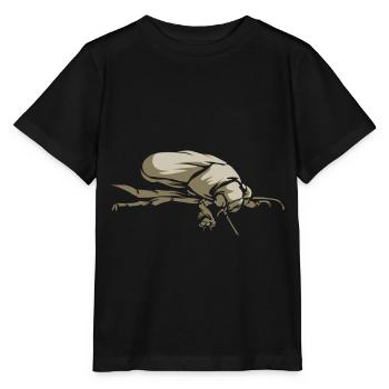 Coléoptère brun - T-shirt bio MINI CREATOR Stanley/Stella Enfant - noir - Devant - Mikhail (115cm)