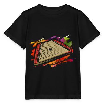 Planche à découper - T-shirt bio MINI CREATOR Stanley/Stella Enfant - noir - Devant - Mikhail (115cm)