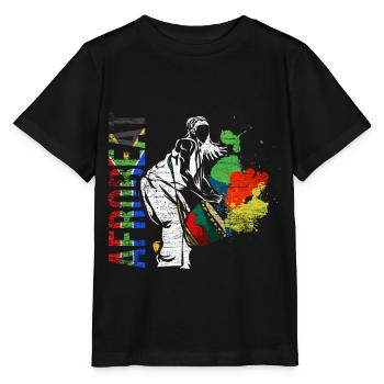 Afrobeat Reggae Afro Beat - T-shirt bio MINI CREATOR Stanley/Stella Enfant - noir - Devant - Mikhail (115cm)