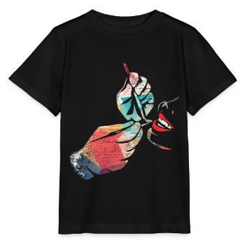 Zahnarzt - Stanley/Stella Kinder T-Shirt MINI CREATOR  - Schwarz - Vorne - Mikhail (115cm)