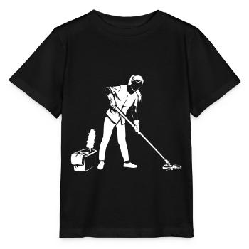 Femmes de ménage - T-shirt bio MINI CREATOR Stanley/Stella Enfant - noir - Devant - Mikhail (115cm)